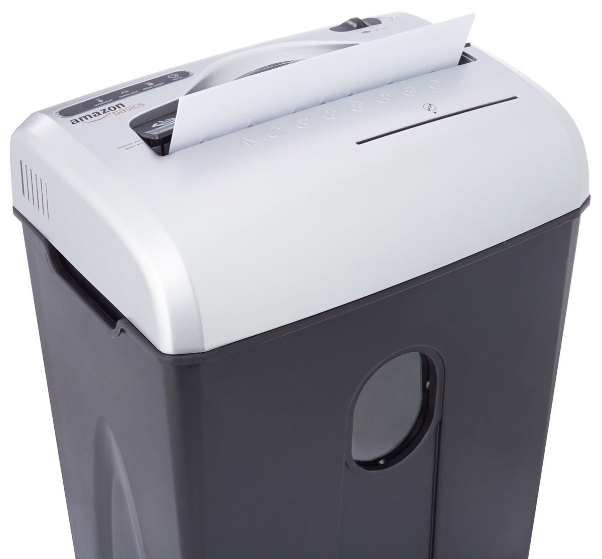 AmazonBasics 10-12 Sheet Cross Cut Paper, Credit Card, and CD Shredder