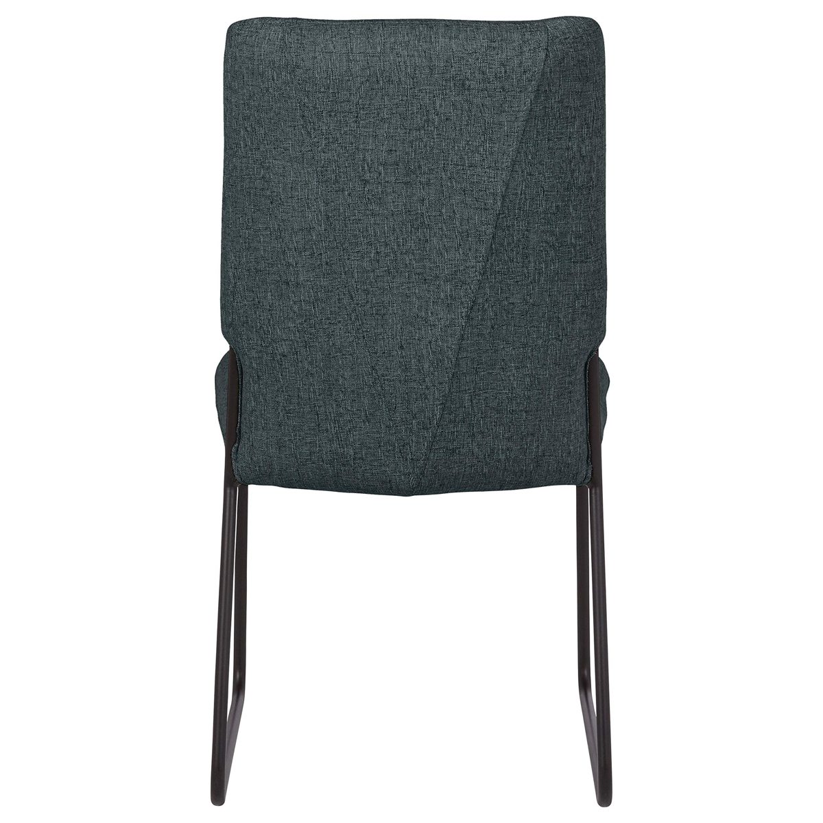 Amazon Brand – Rivet Ferry Modern Industrial Dining Room Kitchen Chairs, 36"H, Set of 2 - Blue/Green