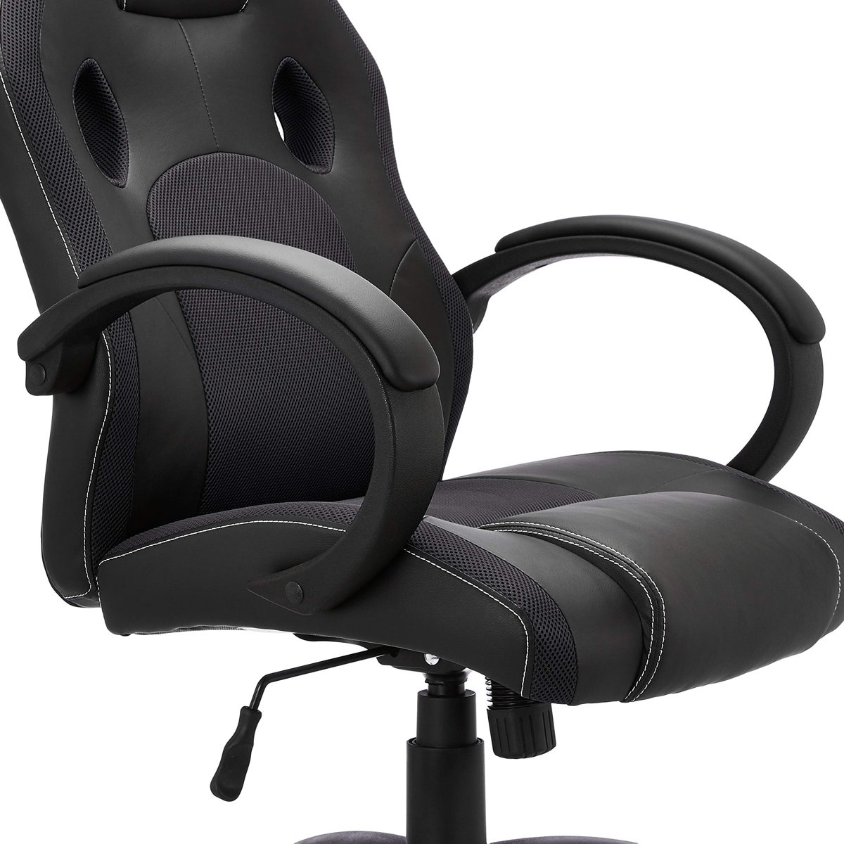 AmazonBasics Executive Sports Chair with Adjustable Height and Armrests
