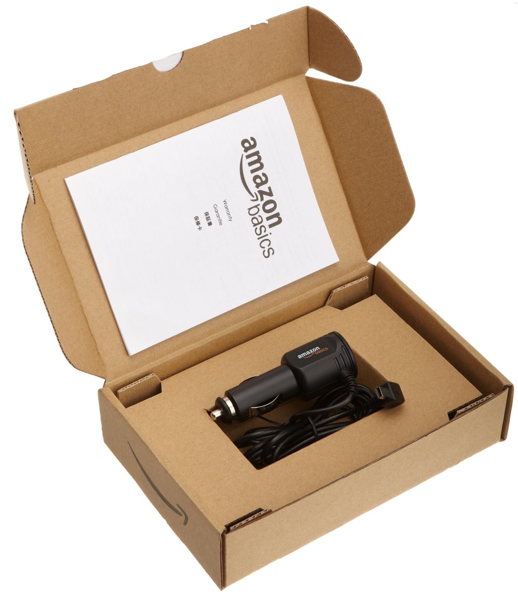 AmazonBasics Vehicle Power Cable with Mini-USB Connector for GPS and Other Mini-USB Devices