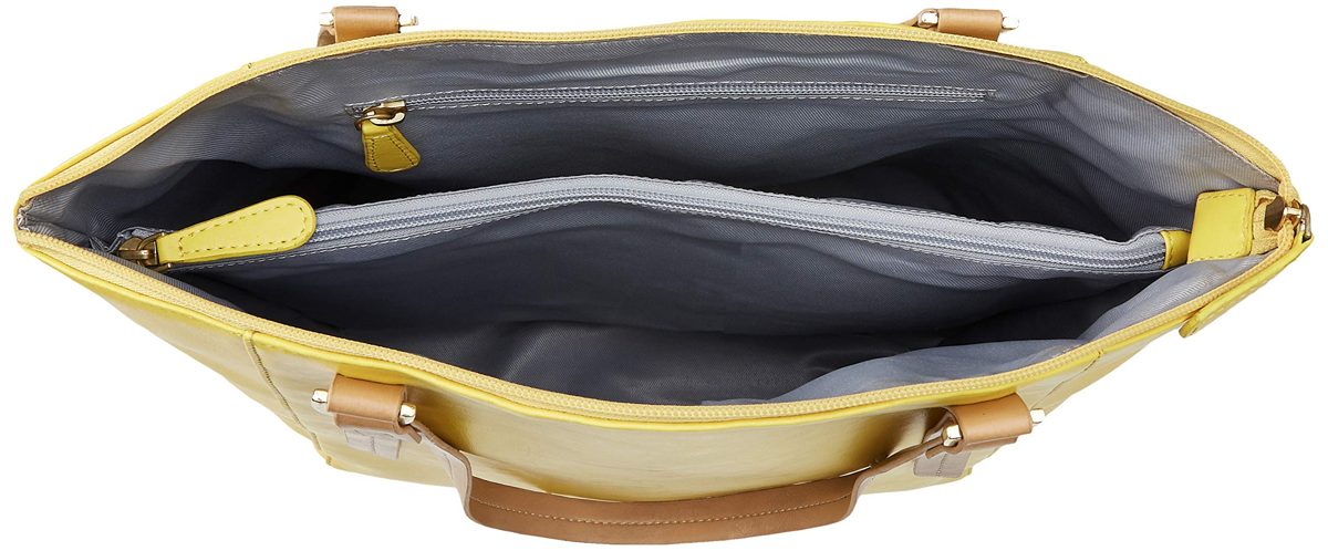 Amazon Brand - Eden & Ivy Aw-19 Women's Tote bag (Mustard)