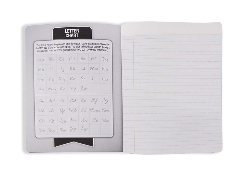 AmazonBasics Primary Composition 1/2" Ruled, 100-Sheet, 9.75" x 7.5", 15-Pack