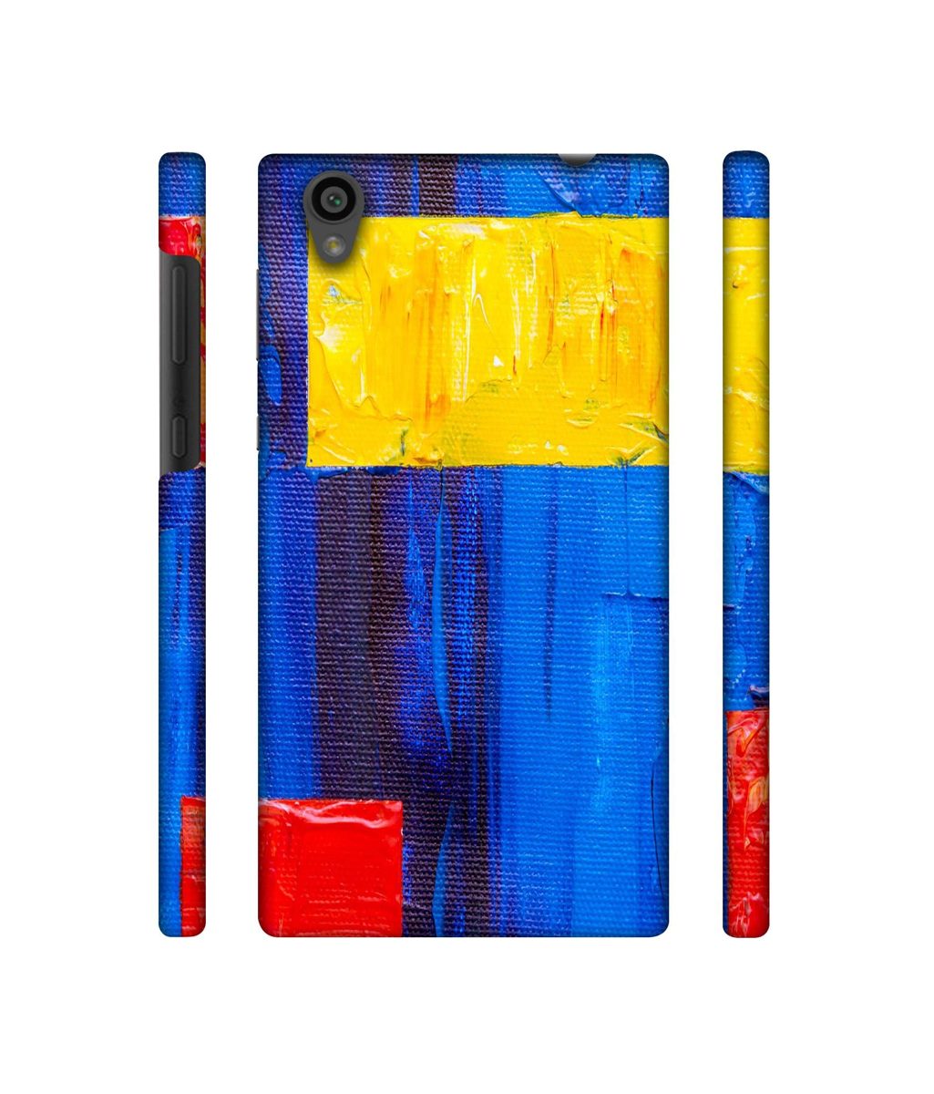 Amazon Brand - Solimo Designer Rectangle On Canvas 3D Printed Hard Back Case Mobile Cover for Sony Xperia L1