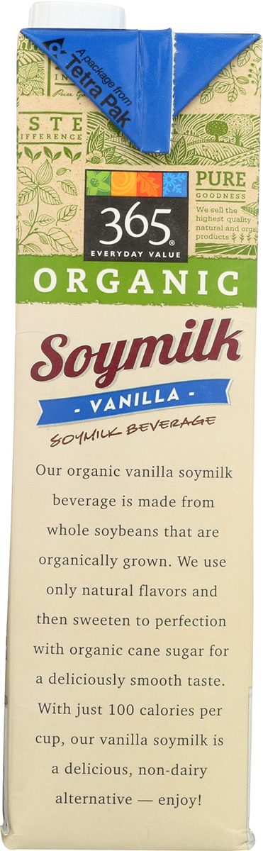 365 Everyday Value, Organic Soy Milk, Vanilla Flavor, 32 fl oz