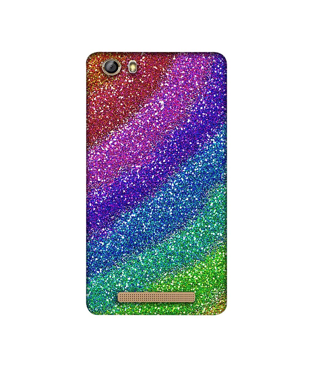 Amazon Brand - Solimo Designer Multicolor Sparkle 3D Printed Hard Back Case Mobile Cover for Gionee Marathon M5 lite