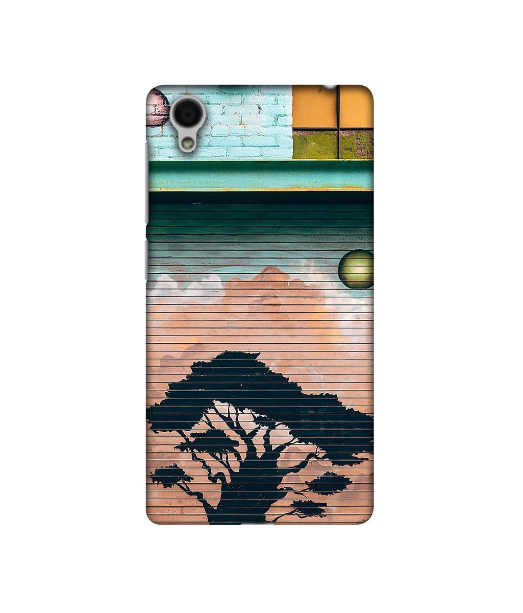 Amazon Brand - Solimo Designer Tree Painting 3D Printed Hard Back Case Mobile Cover for Vivo Y51L