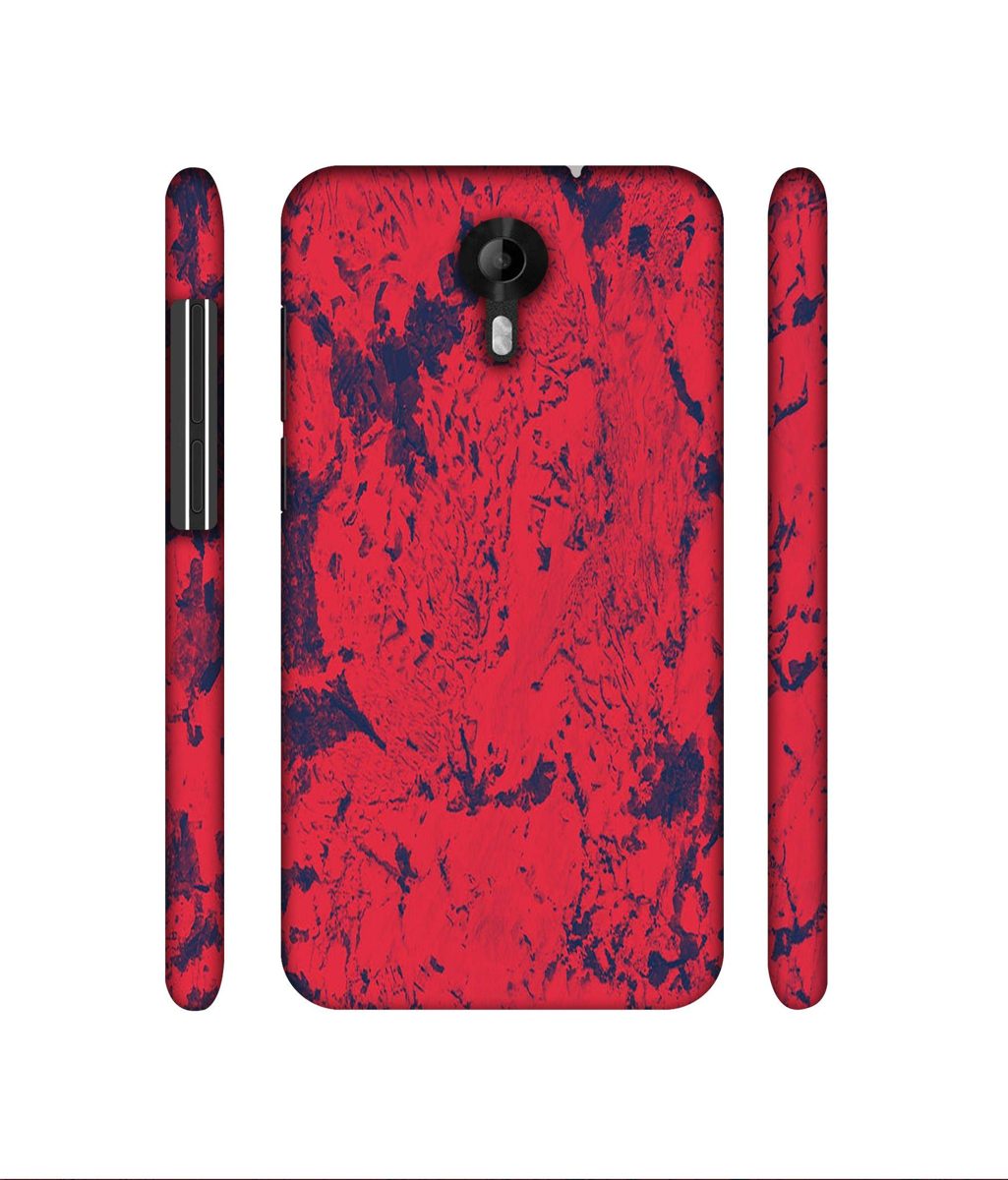 Amazon Brand - Solimo Designer Red Paint 3D Printed Hard Back Case Mobile Cover for Micromax Canvas Nitro 4G E455