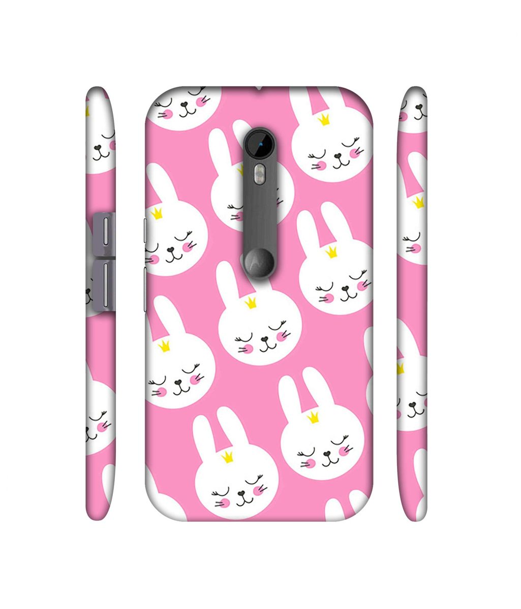 Amazon Brand - Solimo Designer Rabbit Pattern 3D Printed Hard Back Case Mobile Cover for Motorola Moto G 3rd Generation
