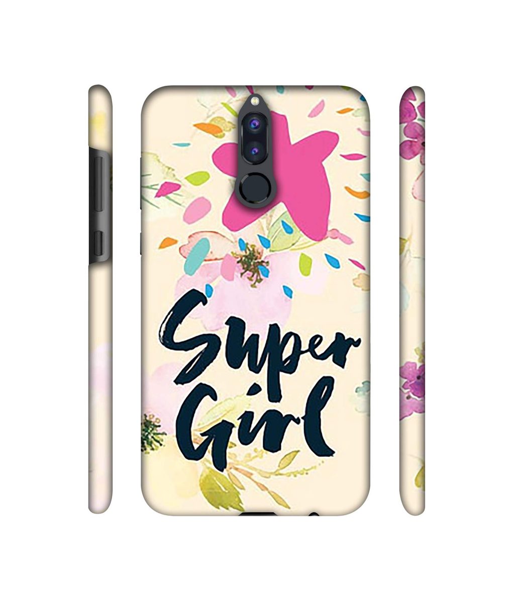 Amazon Brand - Solimo Designer Super Girl 3D Printed Hard Back Case Mobile Cover for Huawei Honor 9i