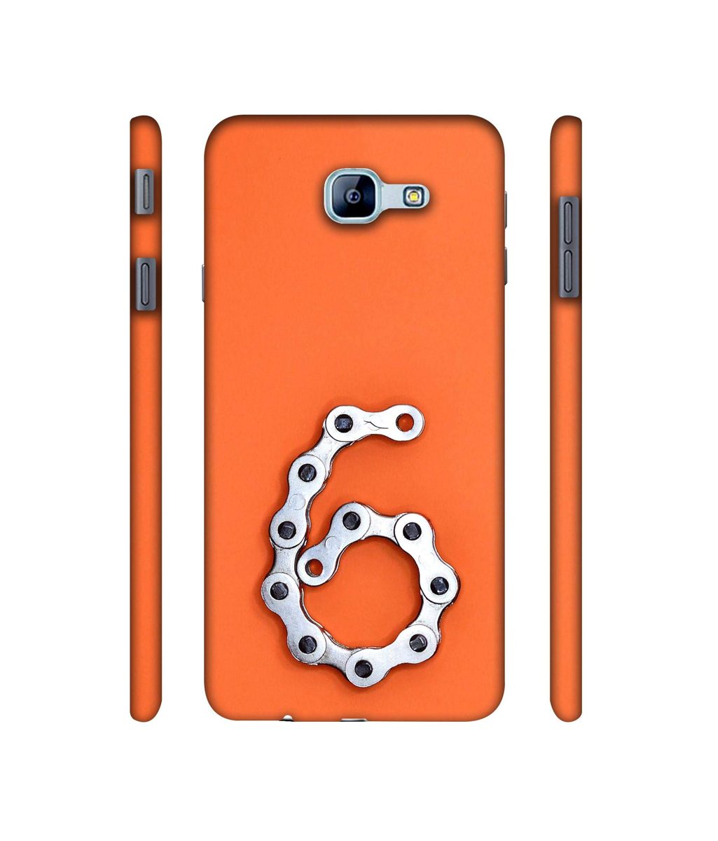 Amazon Brand - Solimo Designer Number Six 3D Printed Hard Back Case Mobile Cover for Samsung Galaxy A8 (2016)