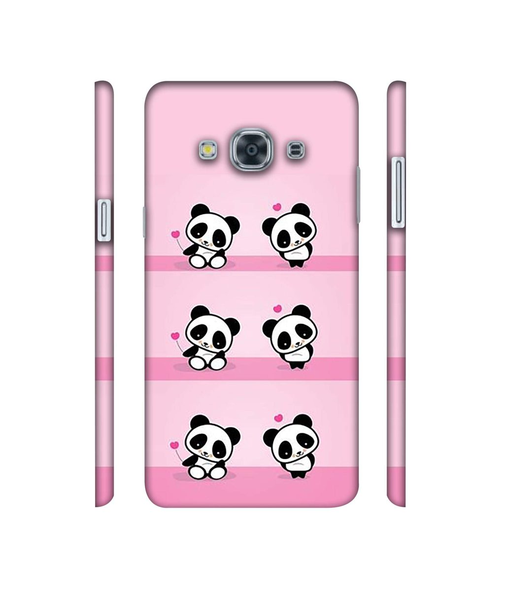 Amazon Brand - Solimo Designer Panda Pattern 3D Printed Hard Back Case Mobile Cover for Samsung Galaxy J3 Pro