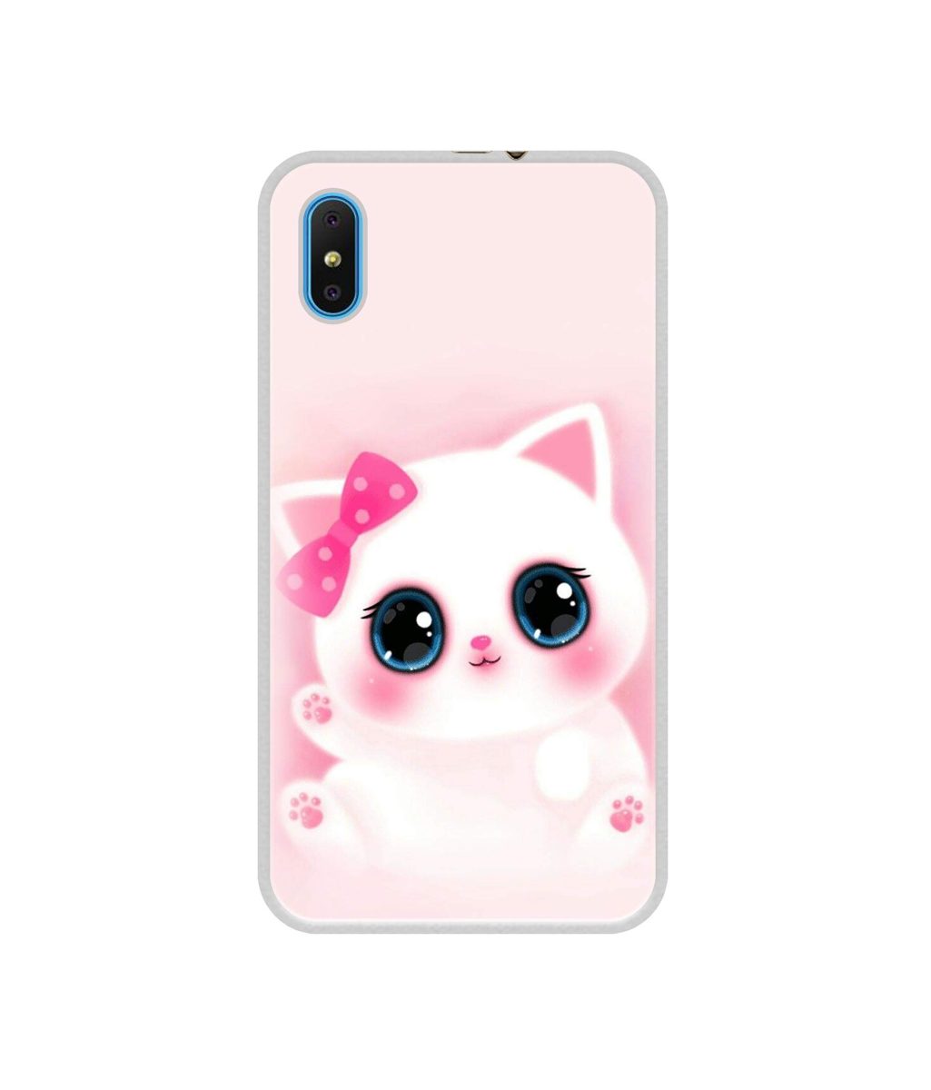 Amazon Brand - Solimo Designer Babby Kitty UV Printed Soft Back Case Mobile Cover for iVooMi i2 Lite
