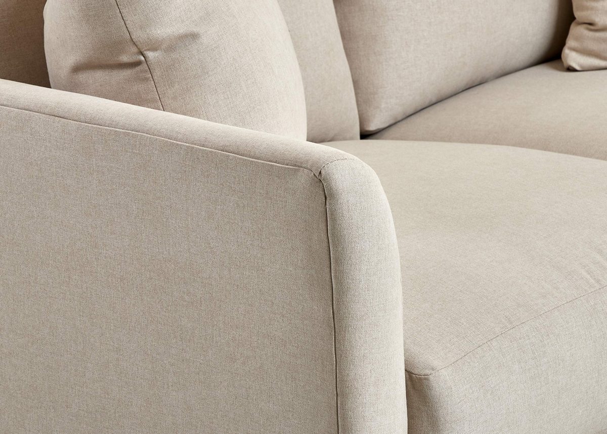 Amazon Brand – Stone & Beam Seriana Upholstered Power Recliner Love Seat, 61"W, Sandstone