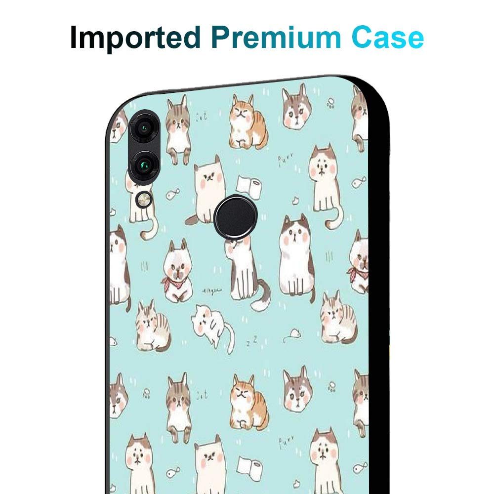 Amazon Brand - Solimo Designer Meow Printed Hard Back Case Mobile Cover forHonor 8C (D1271)