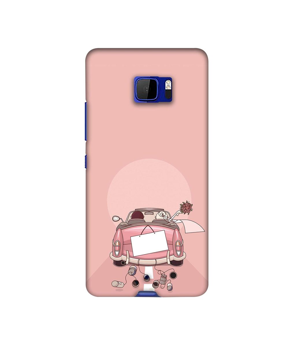 Amazon Brand - Solimo Designer Married Couple 3D Printed Hard Back Case Mobile Cover for HTC U Ultra