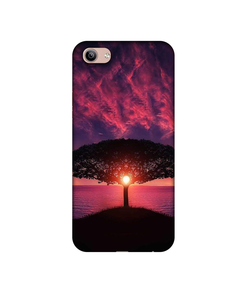 Amazon Brand - Solimo Designer Nature Digital Painting 3D Printed Hard Back Case Mobile Cover for Vivo Y81i