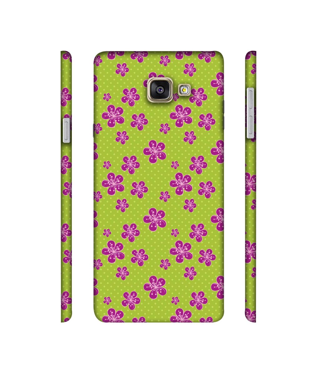 Amazon Brand - Solimo Designer Pink Flower Patterns 3D Printed Hard Back Case Mobile Cover for Samsung Galaxy A7 (2016)