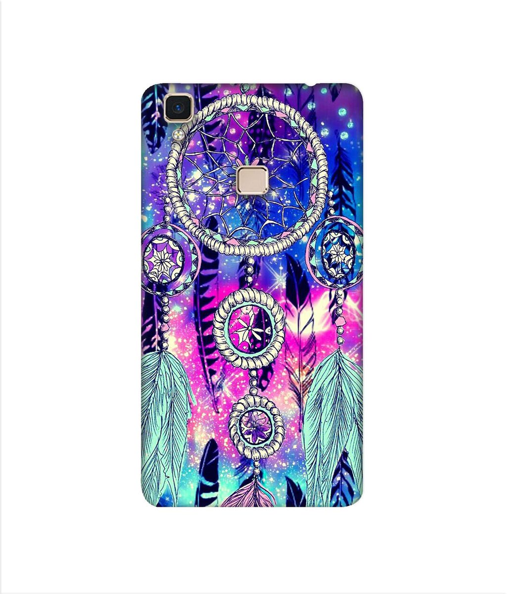 Amazon Brand - Solimo Designer Round Wall Hanging Pattern 3D Printed Hard Back Case Mobile Cover for Vivo V3 Max