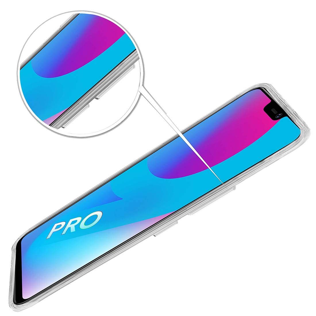 Amazon Brand - Solimo Soft & Flexible Back Phone Case for Vivo V9 Pro (Transparent)