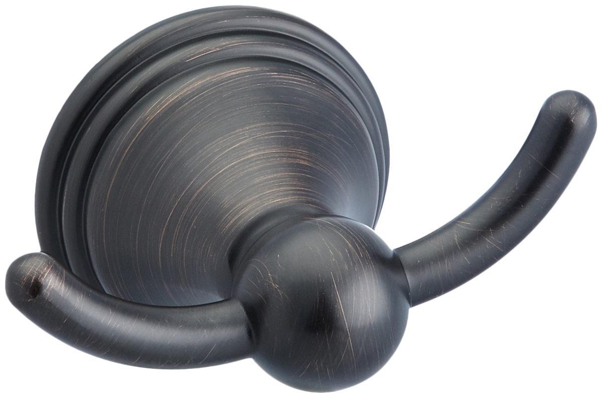 AmazonBasics Modern Bathroom Accessories Set - 5 Piece - Oil Rubbed Bronze