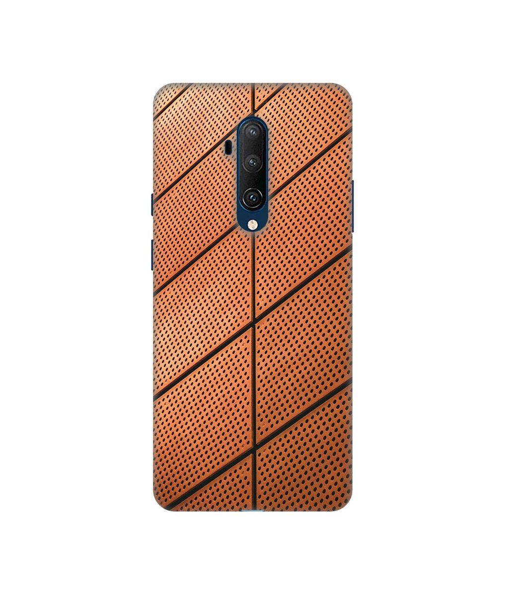Amazon Brand - Solimo Designer Leather Texture 3D Printed Hard Back Case Mobile Cover for OnePlus 7T Pro