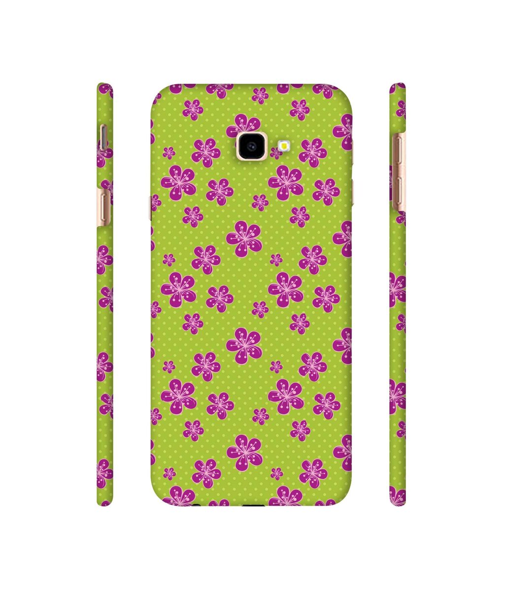 Amazon Brand - Solimo Designer Pink Flower Patterns 3D Printed Hard Back Case Mobile Cover for Samsung Galaxy J4 Plus