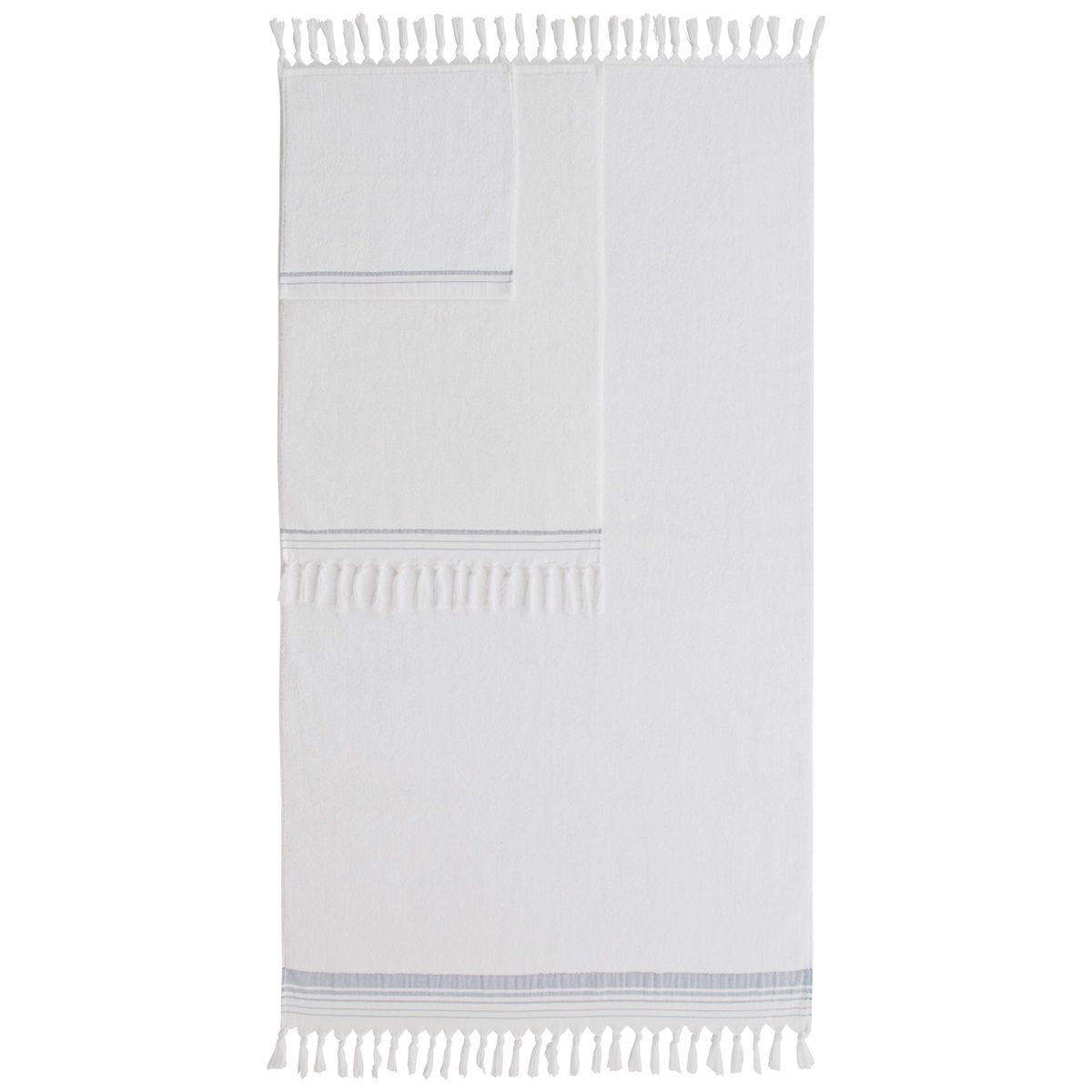 Stone & Beam Bath-Towels Tan 3 Piece Set Mabel