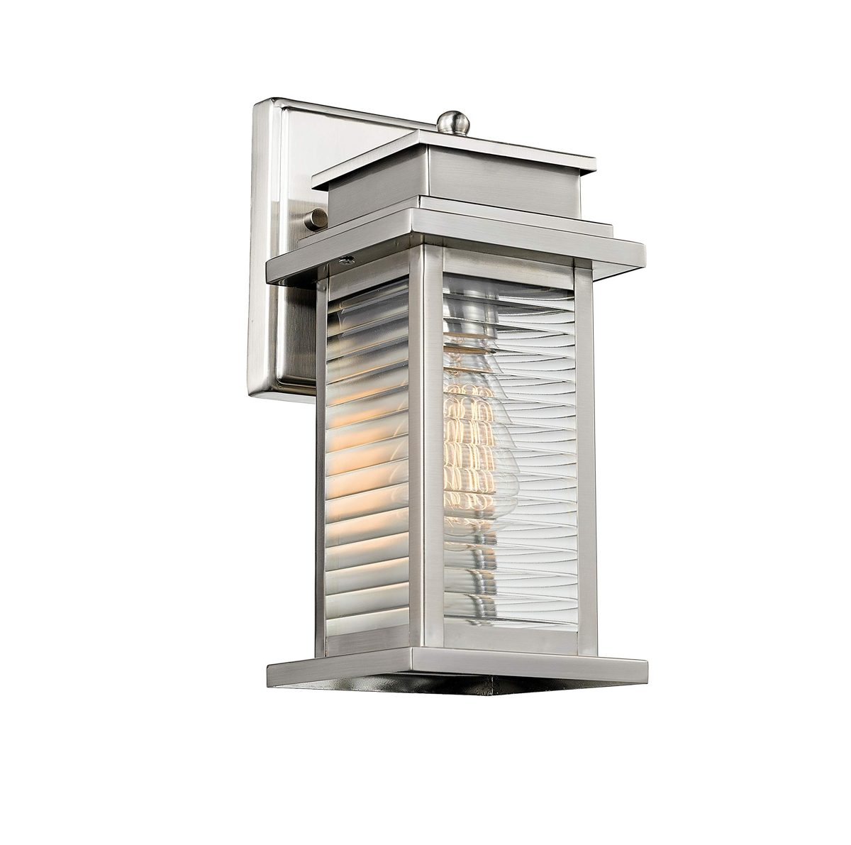 Ravenna Home Wall Sconce, 11.73"H, Brushed Nickel (Renewed)