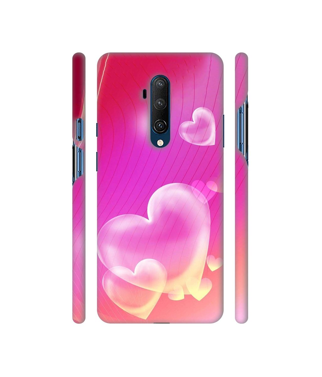 Amazon Brand - Solimo Designer Heart Abstract 3D Printed Hard Back Case Mobile Cover for OnePlus 7T Pro