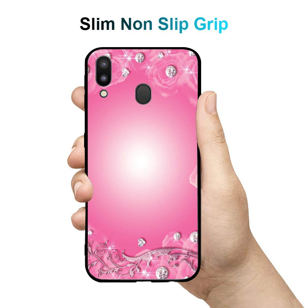 Amazon Brand - Solimo Designer Floral Printed Hard Back Case Mobile Cover for Samsung Galaxy M20 (D1138)