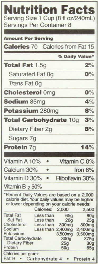 365 Everyday Value, Organic Light Soymilk Vanilla, 64 fl oz