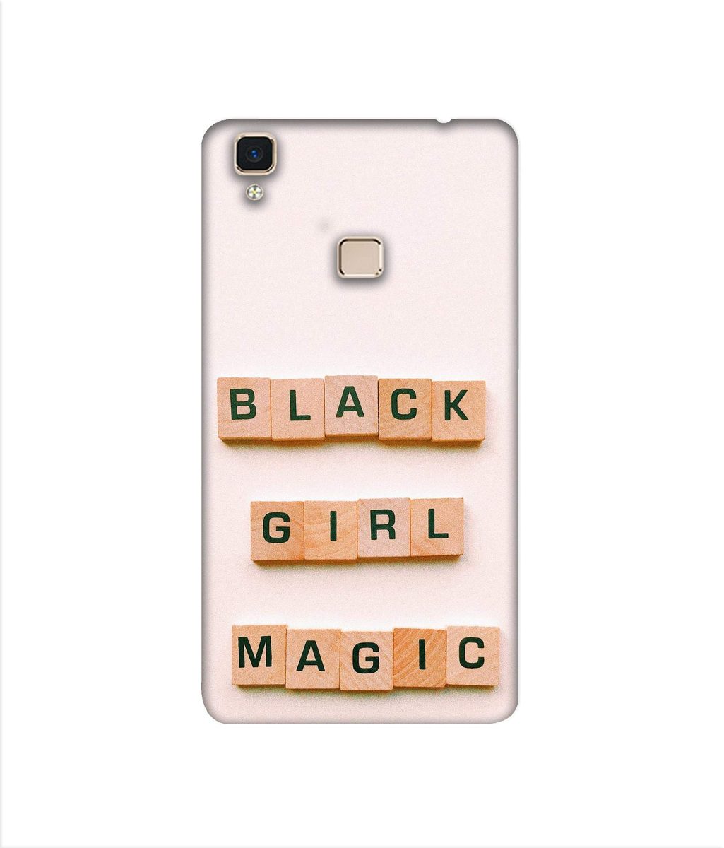 Amazon Brand - Solimo Designer Black Girl Magic 3D Printed Hard Back Case Mobile Cover for Vivo V3 Max
