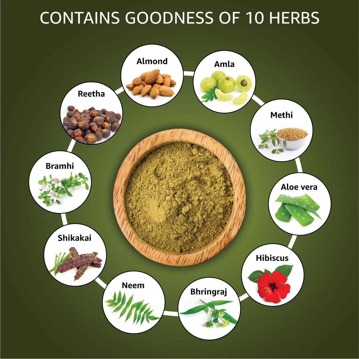 Amazon Brand - Solimo Amazon Brand - Solimo Herbal Henna, 200g