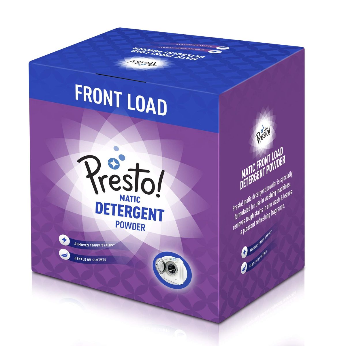 Amazon Brand - Presto! Matic Front Load Detergent Powder - 3 kg