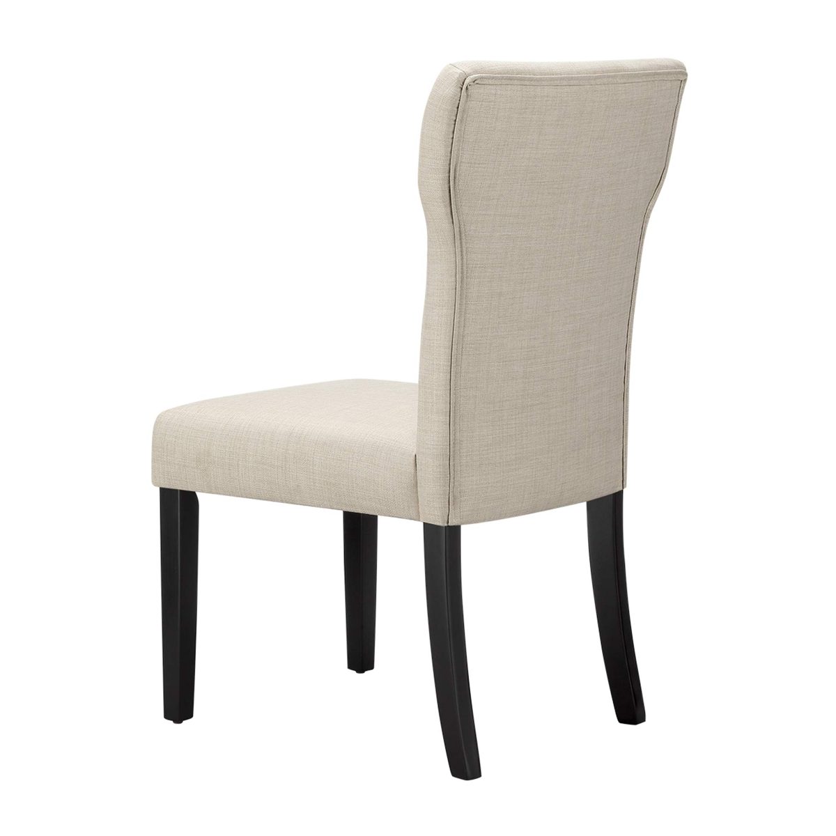 Amazon Brand – Ravenna Home Modern Dining Chair, 36.25 Inch Height, Beige, Set of 2