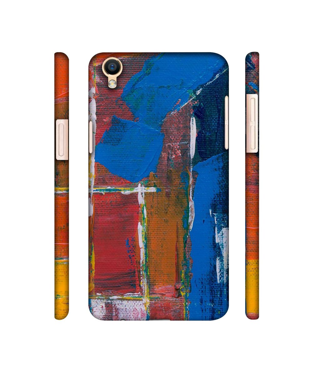 Amazon Brand - Solimo Designer Color Blog On Canvas 3D Printed Hard Back Case Mobile Cover for Oppo F1 Plus