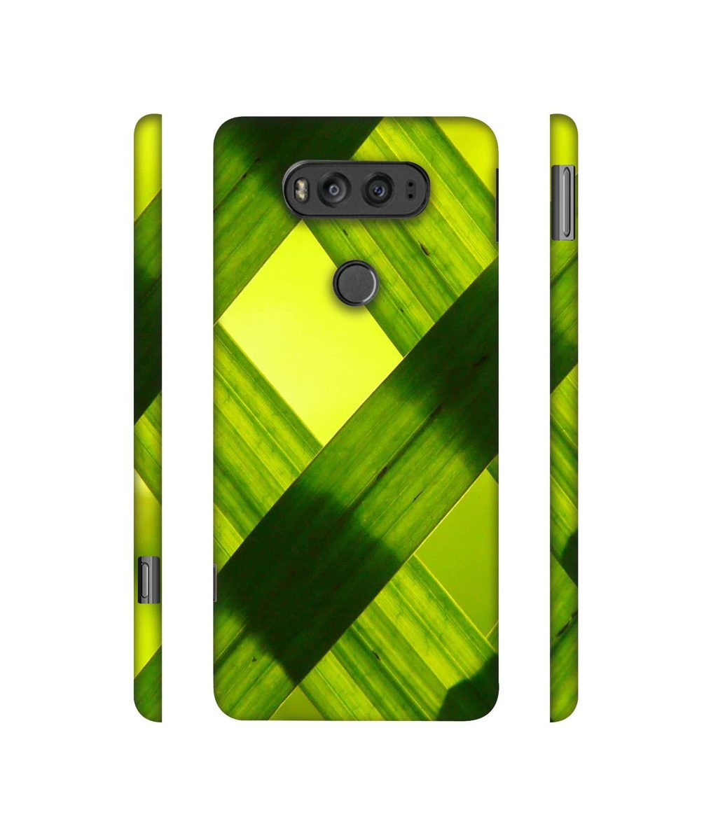 Amazon Brand - Solimo Designer Leafs Texture 3D Printed Hard Back Case Mobile Cover for LG V20
