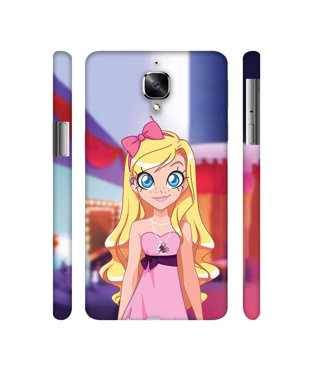 Amazon Brand - Solimo Designer Small Princess Vector 3D Printed Hard Back Case Mobile Cover for OnePlus 3 / OnePlus 3T