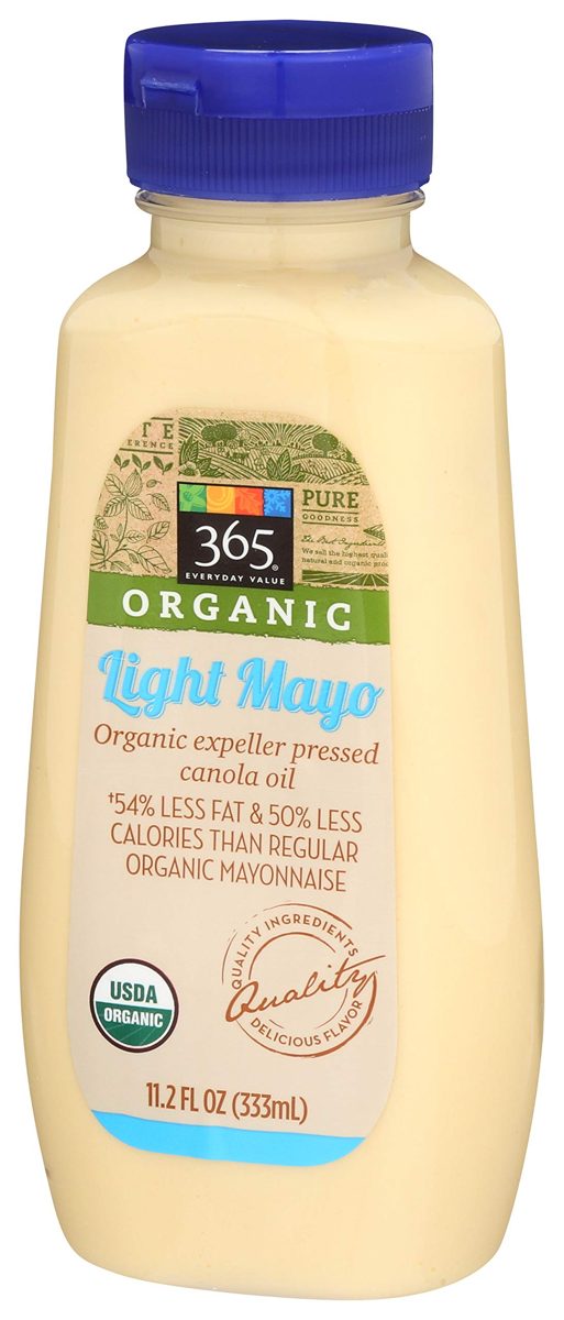 365 Everyday Value, Organic Light Mayo, 11.2 fl oz