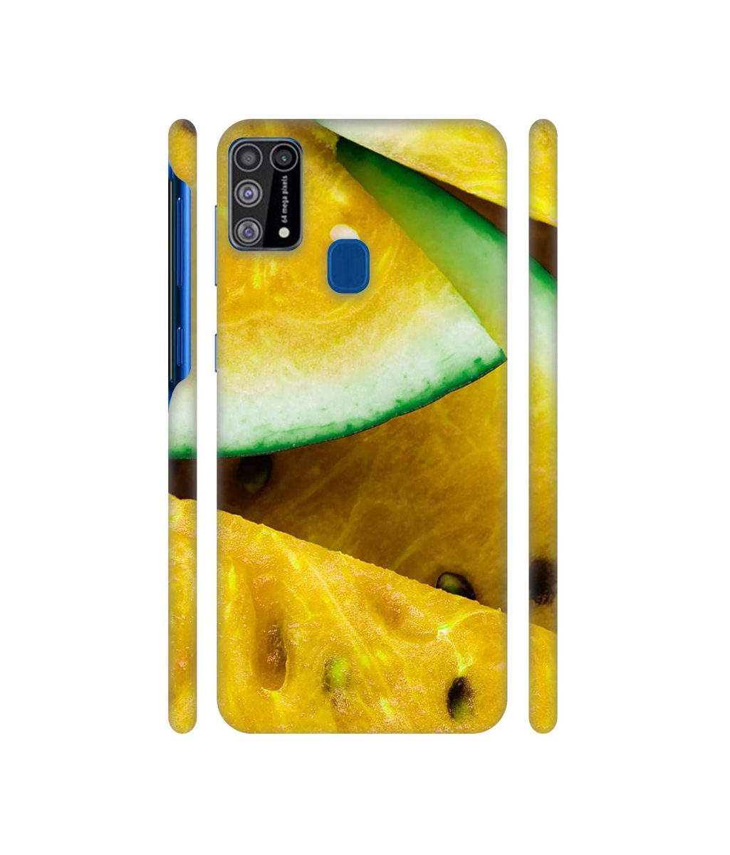 Amazon Brand - Solimo Designer Yellow Watermelon 3D Printed Hard Back Case Mobile Cover for Samsung Galaxy M31