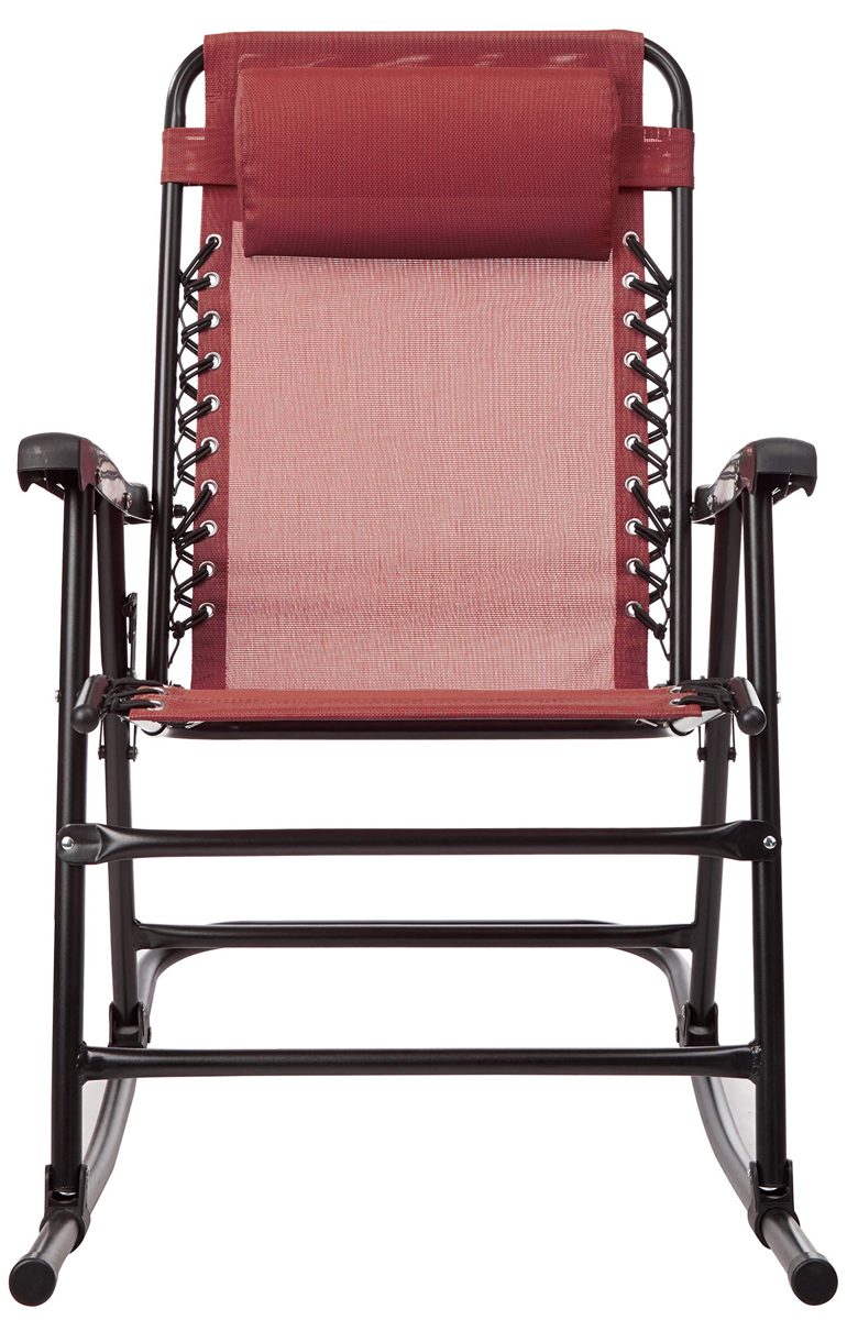 AmazonBasics - Foldable rocking chair - red