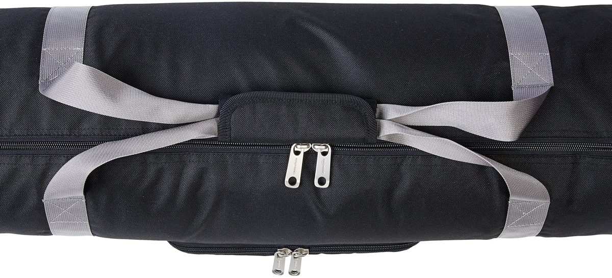 AmazonBasics Small Double Padded Ski Bag - 59 x 7 x 7 Inches, Black (Renewed)