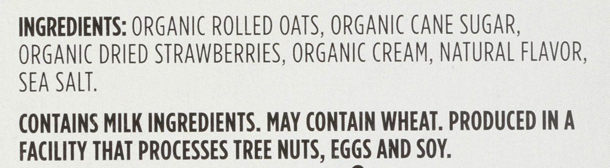 365 Everyday Value, Organic, Instant Oatmeal, Strawberries and Cream, 11.3oz, 8 ct