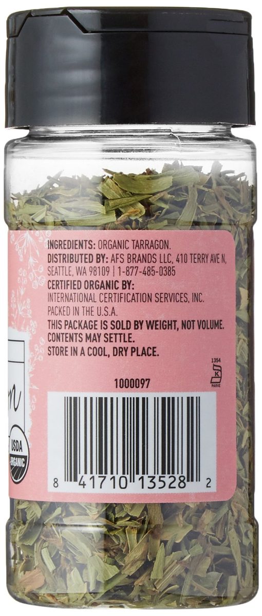 Amazon Brand - Happy Belly Organic Tarragon, 0.5-Ounce