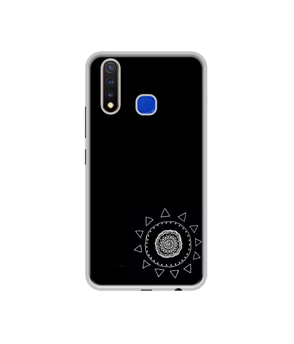 Amazon Brand - Solimo Designer Circle Pattern UV Printed Soft Back Case Mobile Cover for Vivo U20