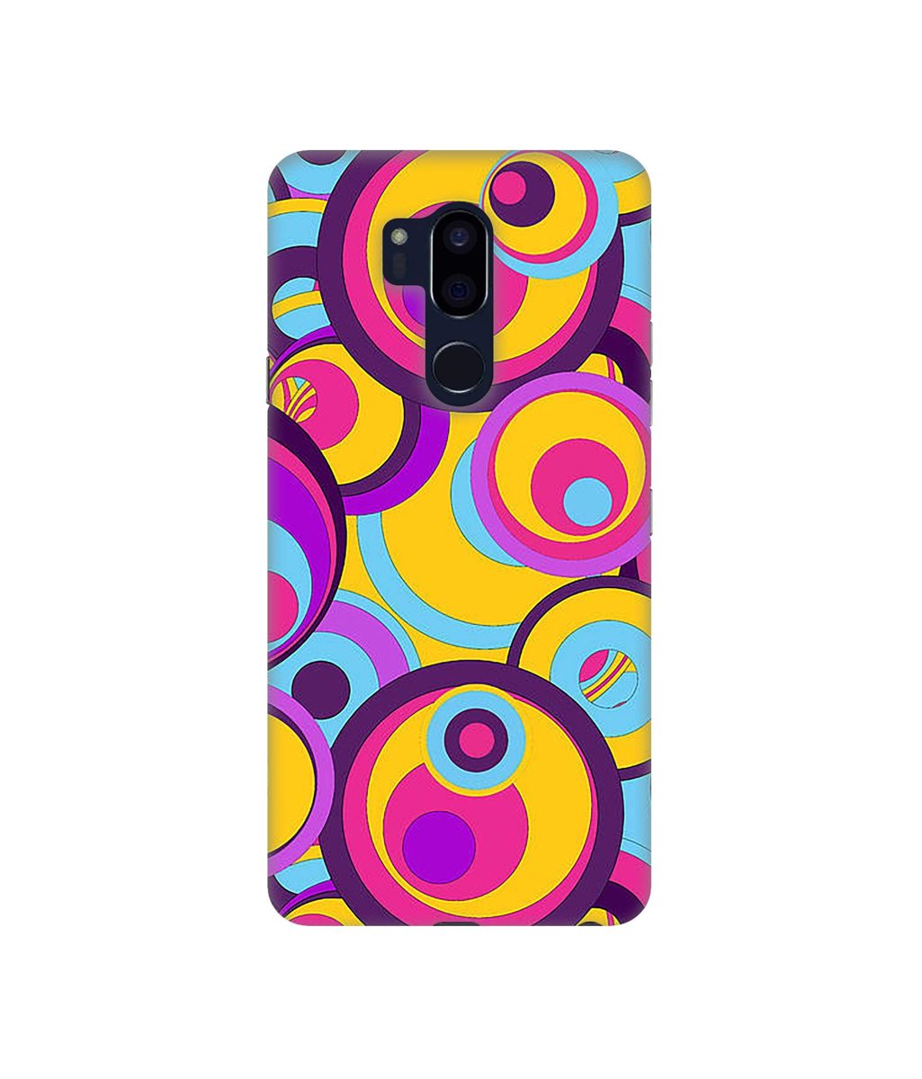 Amazon Brand - Solimo Designer Multicolor Circle 3D Printed Hard Back Case Mobile Cover for LG G7 ThinQ