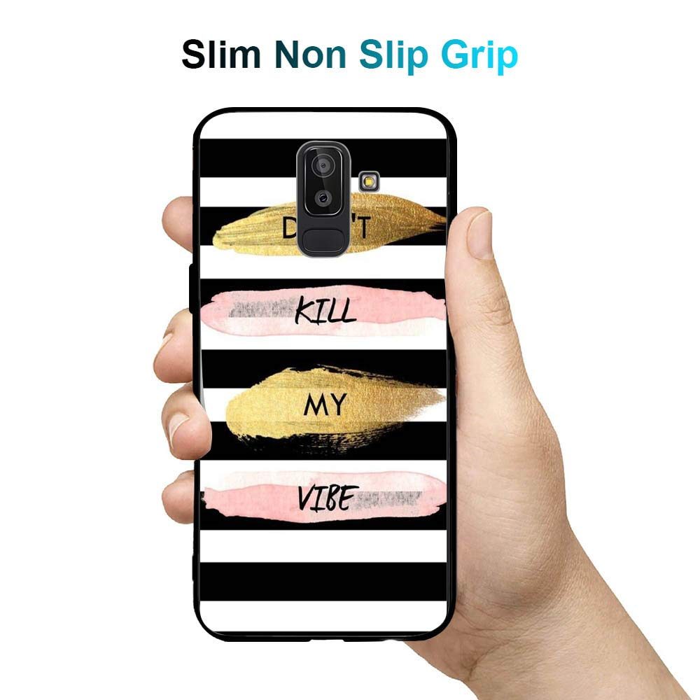 Amazon Brand - Solimo Designer Don't Kill My Vibe Printed Hard Back Case Mobile Cover forSamsung Galaxy J8 2018 / Samsung Galaxy On8 (D1204)