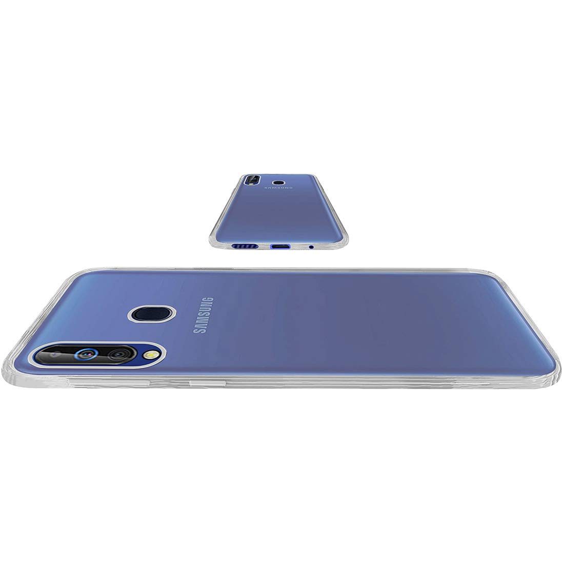 Amazon Brand - Solimo Mobile Cover for Samsung Galaxy M40 (Soft & Flexible Back Case), Transparent