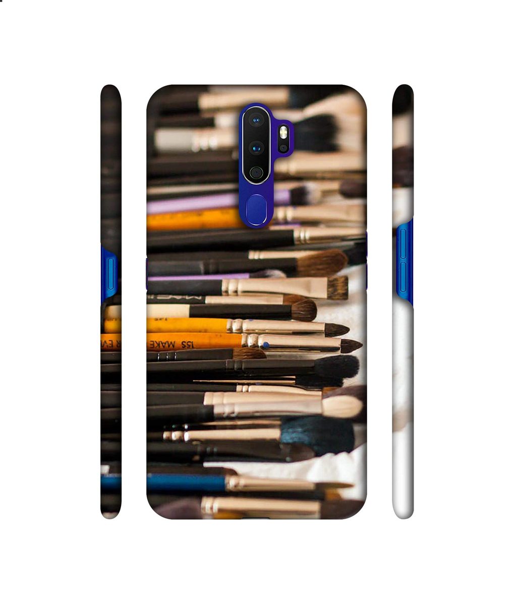 Amazon Brand - Solimo Designer Makeup Set 3D Printed Hard Back Case Mobile Cover for Oppo A9 (2020)