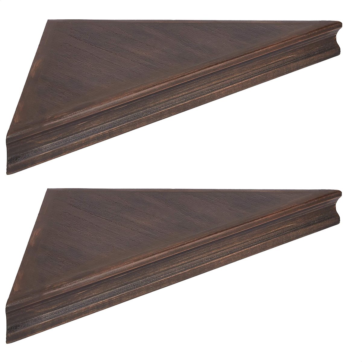 AmazonBasics Corner Shelves -16-Inch, Espresso, 2-Pack